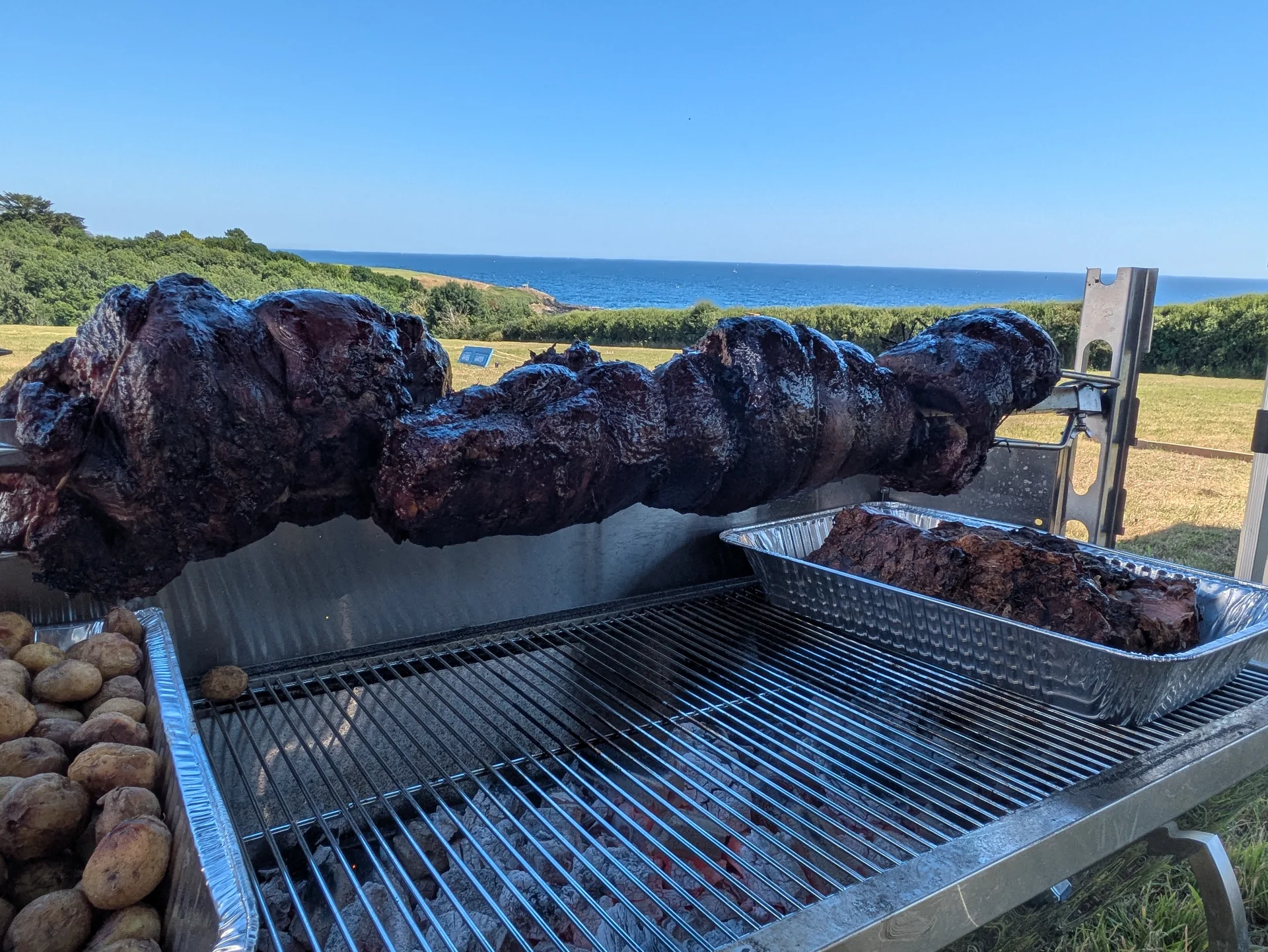 Slow-roasted Cornish pork