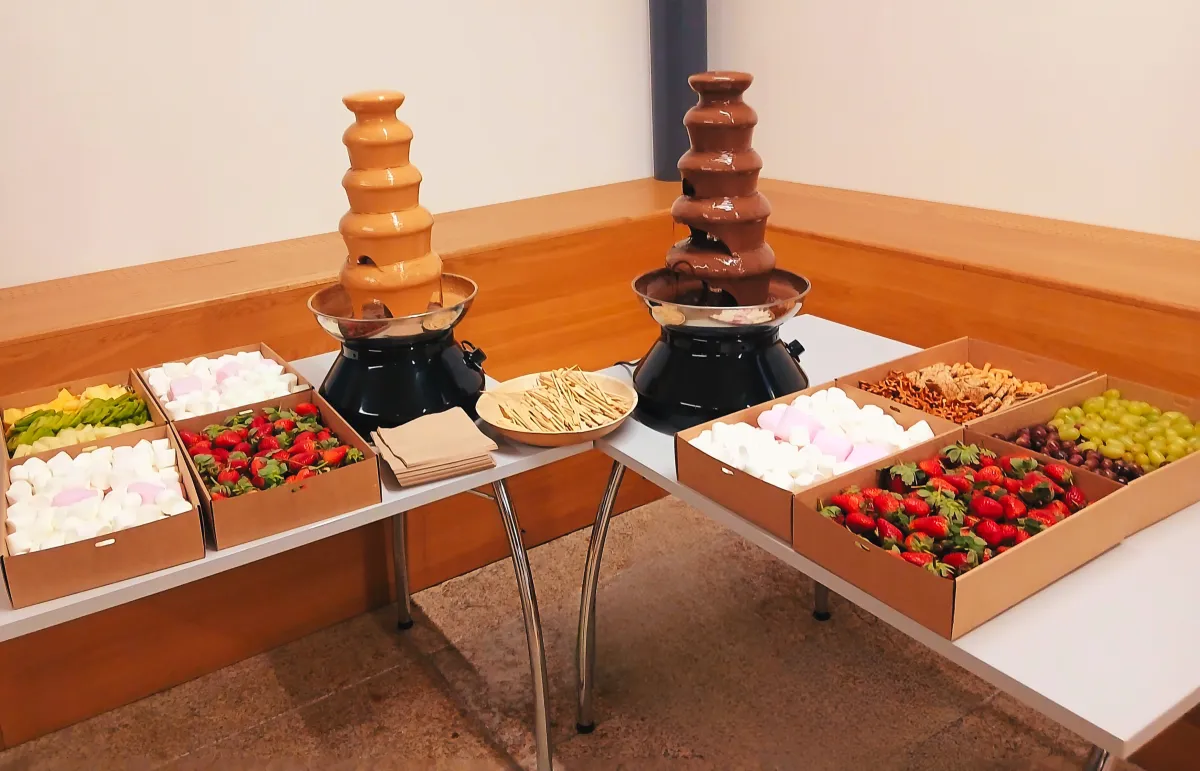 Chocolate fountain hire for events in Cornwall